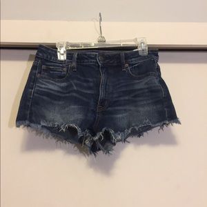 American Eagle High-Waist Denim Shorts